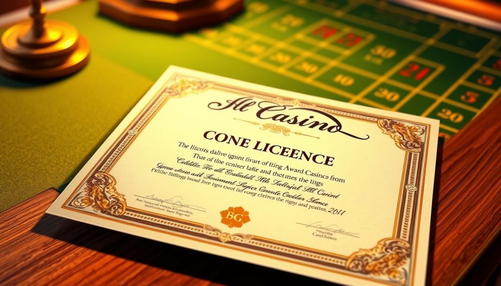 ใบอนุญาตคาสิโนและรางวัลเกมส์ออนไลน์